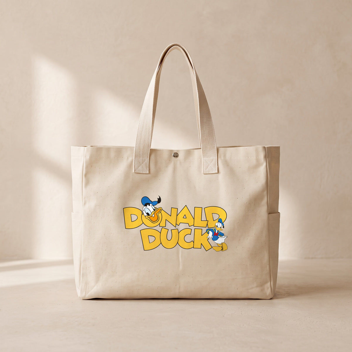 Donald Duck - Çıtçıtlı Tote Bag