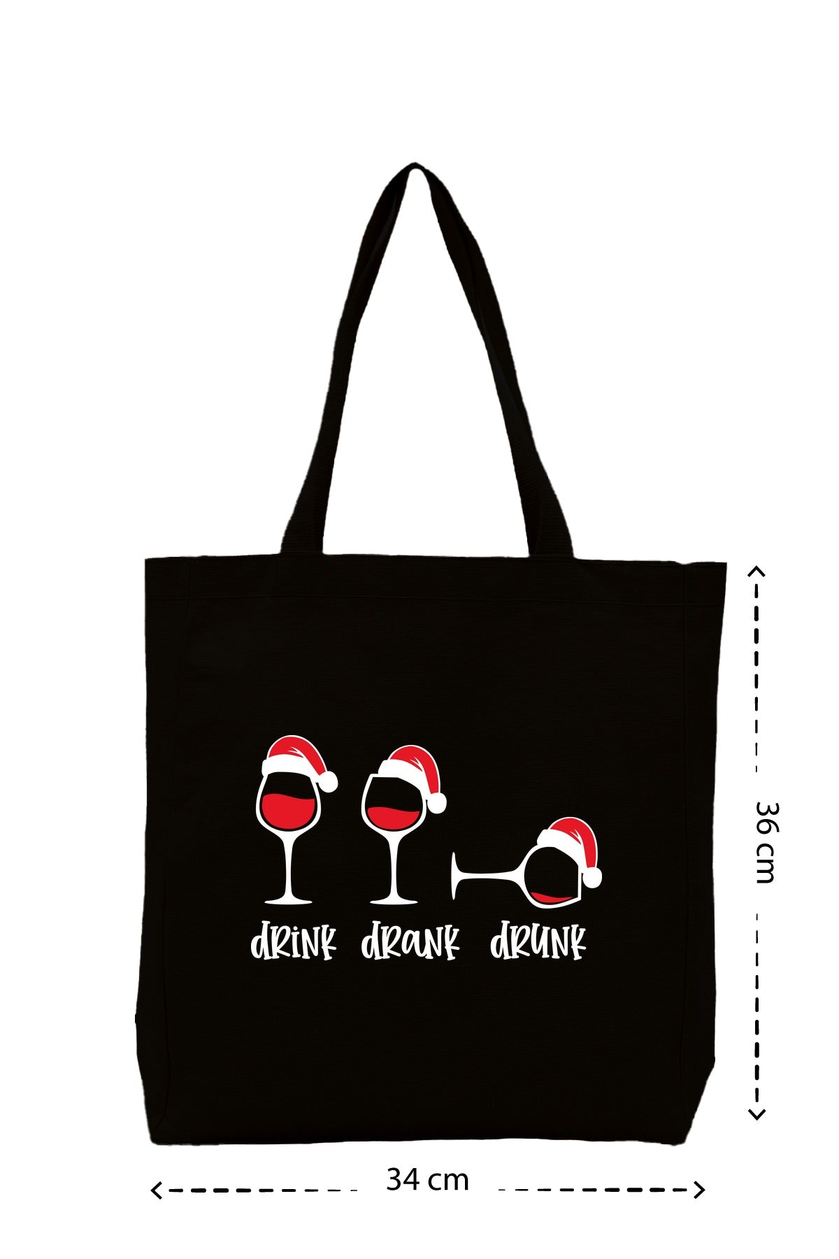 Drink Drank Drunk - Kanvas Çanta - Siyah