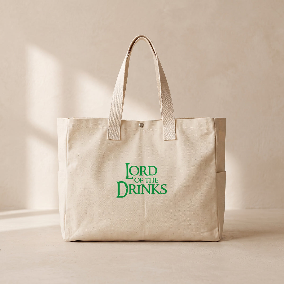 Drinks - Çıtçıtlı Tote Bag