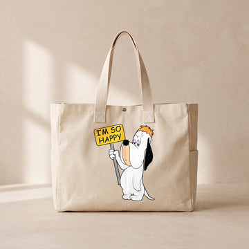 Droopy - Çıtçıtlı Tote Bag