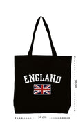 England - Kanvas Çanta - Siyah
