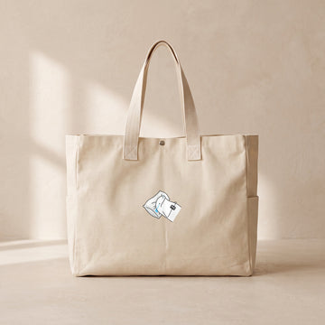Flork Bedtime Sad - Çıtçıtlı Tote Bag