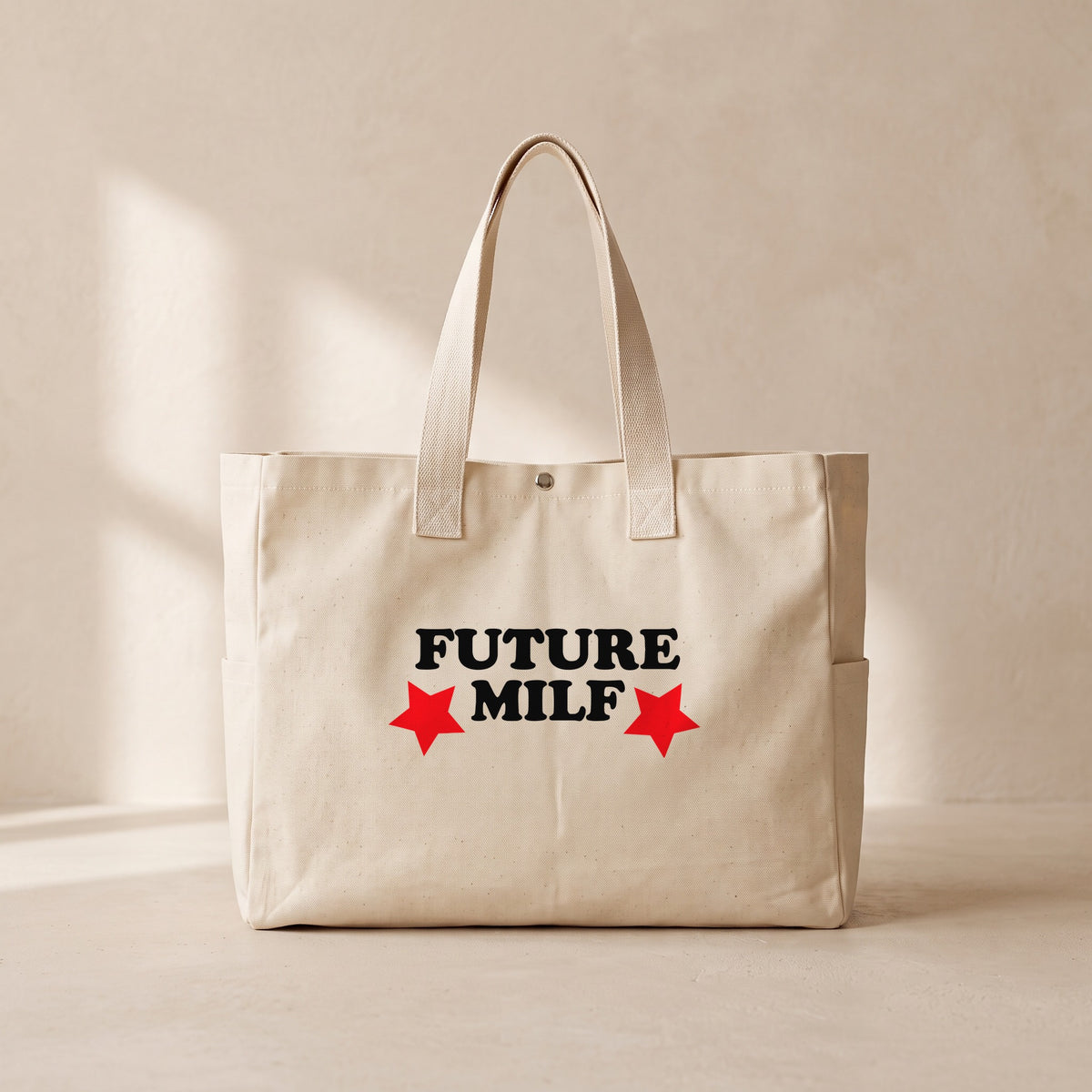 Future Milf - Çıtçıtlı Tote Bag