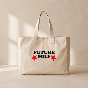 Future Milf - Çıtçıtlı Tote Bag