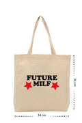 Future Milf - Kanvas Çanta - Krem