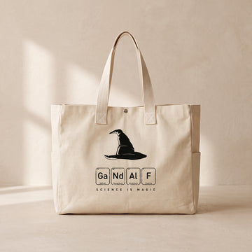 Gandalf Science - Çıtçıtlı Tote Bag