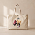 Give up - Çıtçıtlı Tote Bag