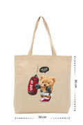 Give up - Kanvas Çanta - Krem