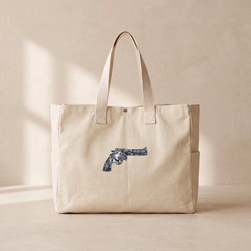 Gun - Çıtçıtlı Tote Bag