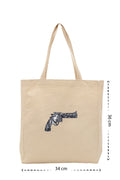 Gun - Kanvas Çanta - Krem