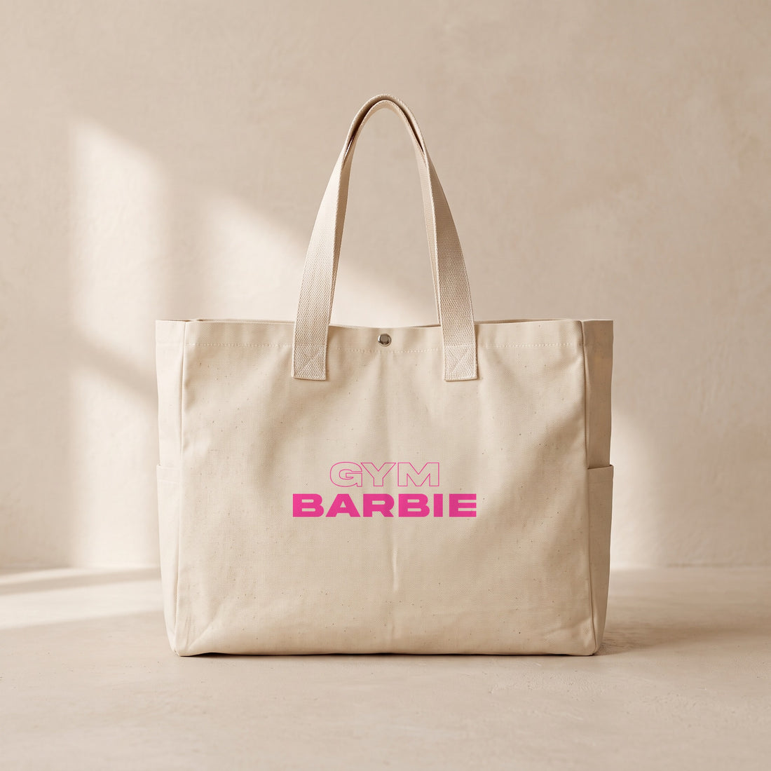 Gym Barbie - Çıtçıtlı Tote Bag