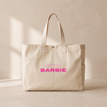 Gym Barbie - Çıtçıtlı Tote Bag