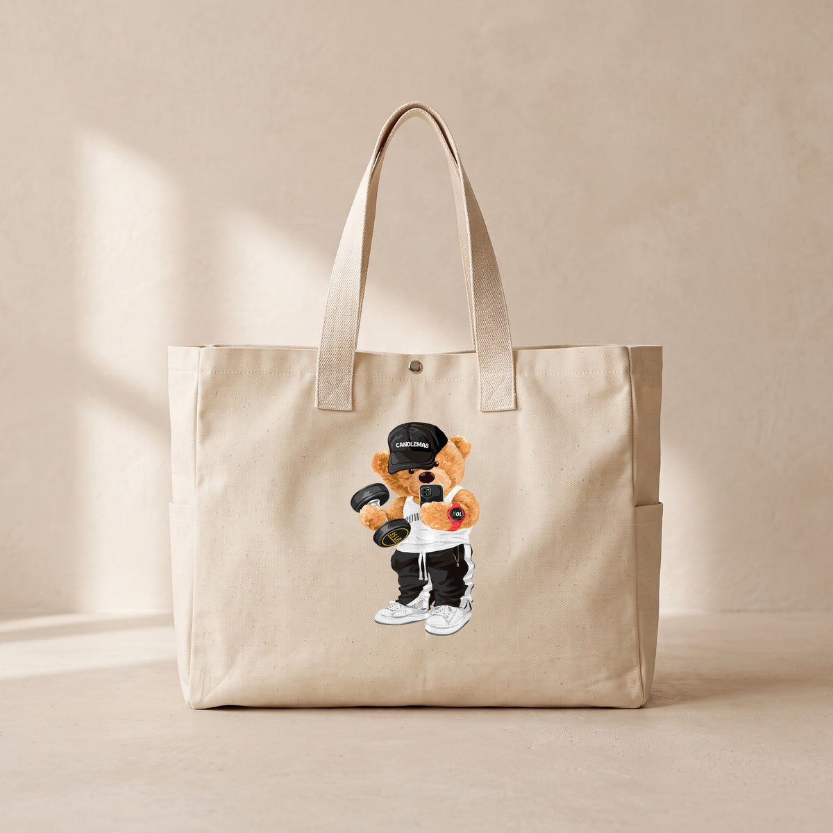 Gym Boy - Çıtçıtlı Tote Bag