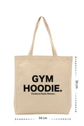 Gym Hoodie - Kanvas Çanta - Krem