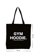 Gym Hoodie - Kanvas Çanta - Siyah