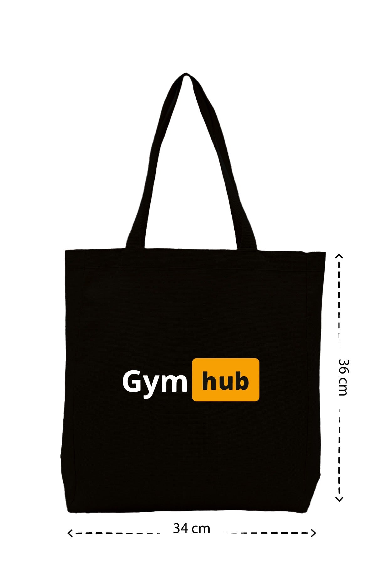 Gym Hub - Kanvas Çanta - Siyah