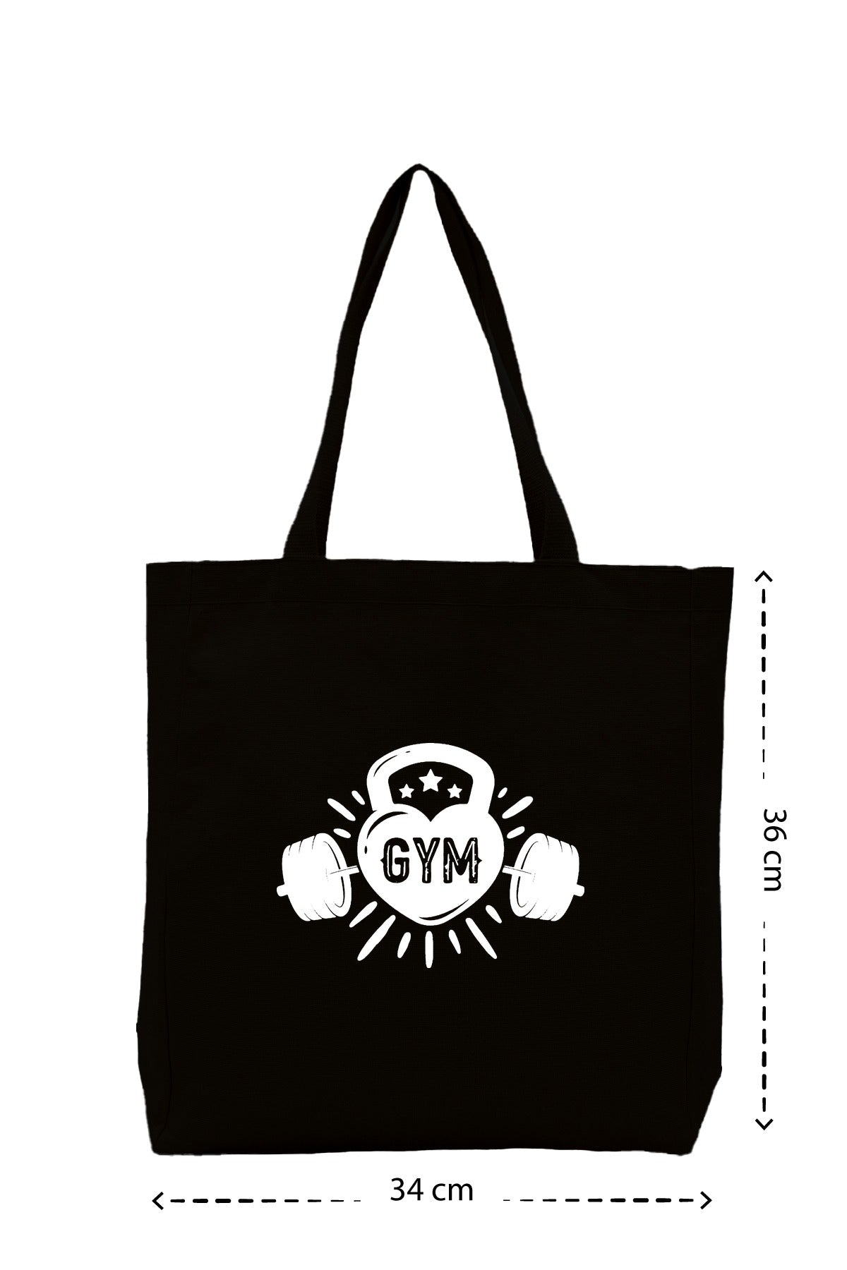 Gym - Kanvas Çanta - Siyah