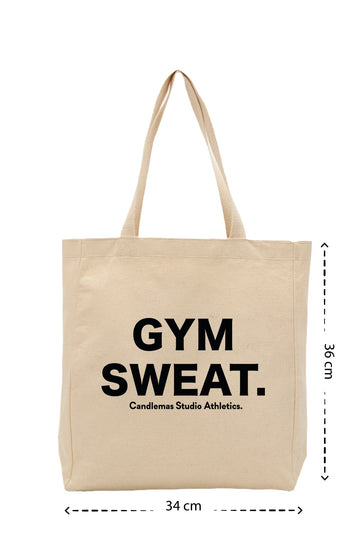 Gym Sweat - Kanvas Çanta - Krem