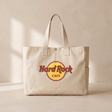 Hard Rock - Çıtçıtlı Tote Bag