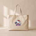 Hello Kitty Gym - Çıtçıtlı Tote Bag