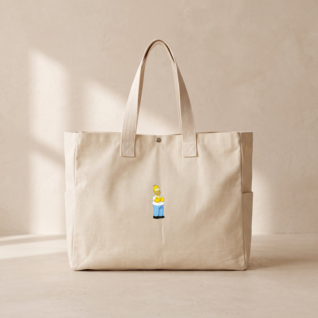 Homer Simpson - Çıtçıtlı Tote Bag