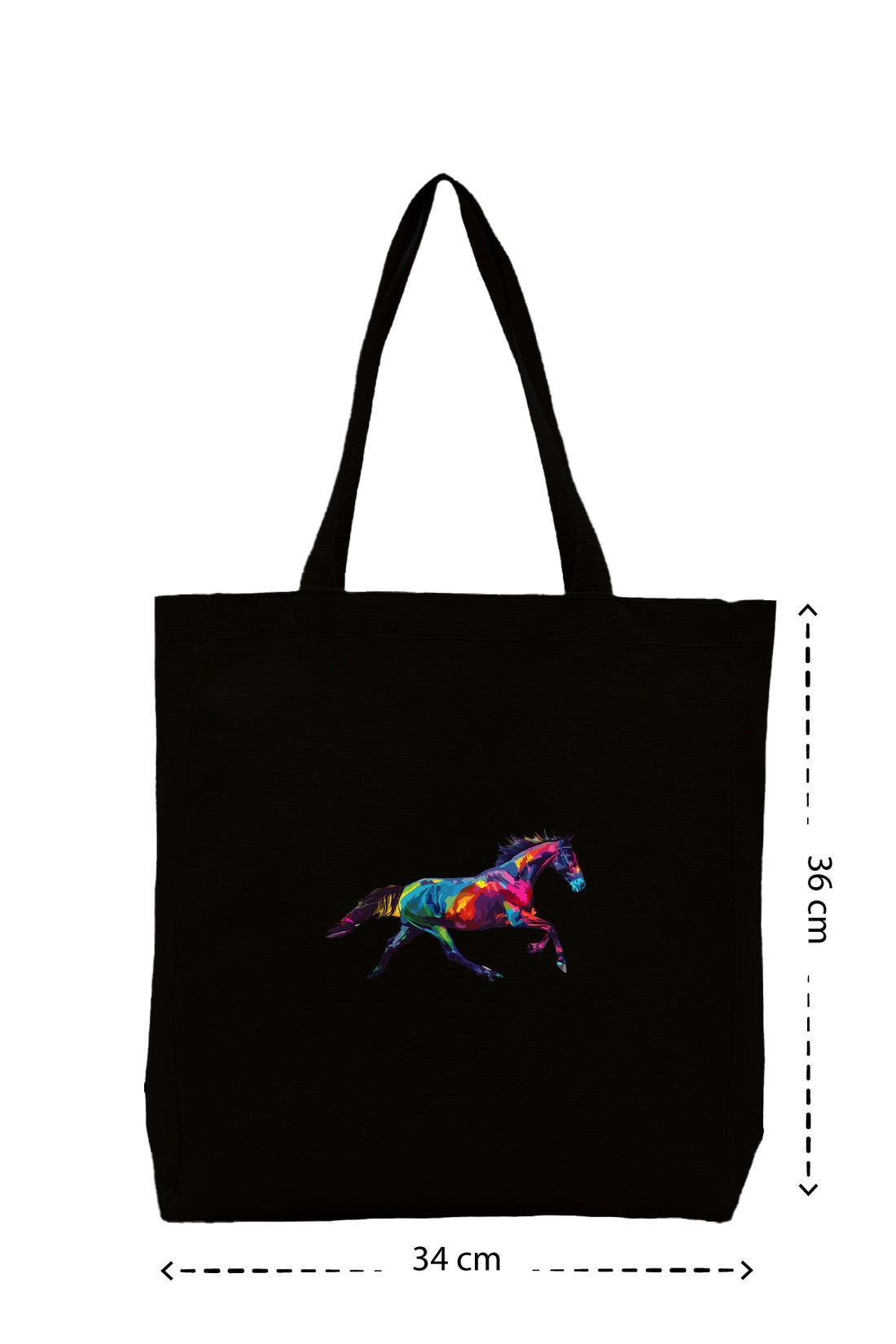 Horse - Kanvas Çanta - Krem