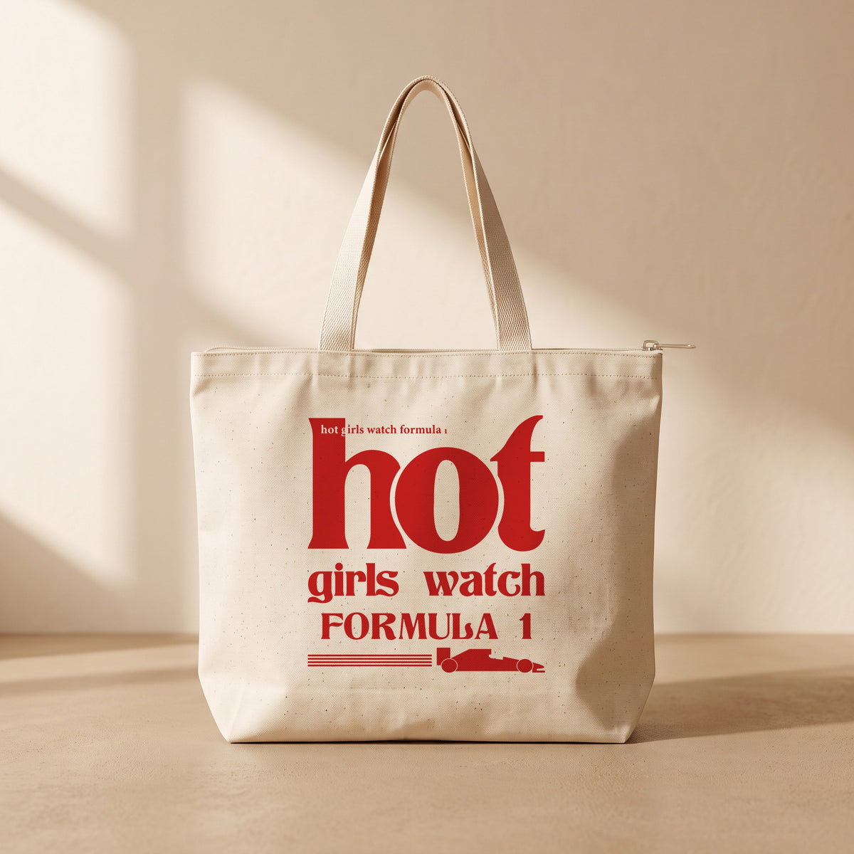 Hot girls - Fermuarlı Tote Bag