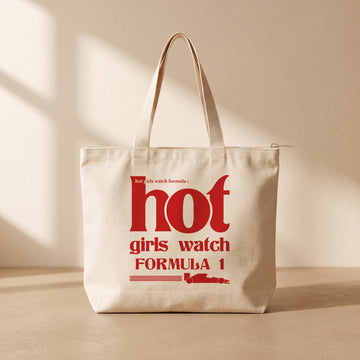 Hot girls - Fermuarlı Tote Bag