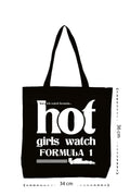 Hot girls - Kanvas Çanta - Siyah