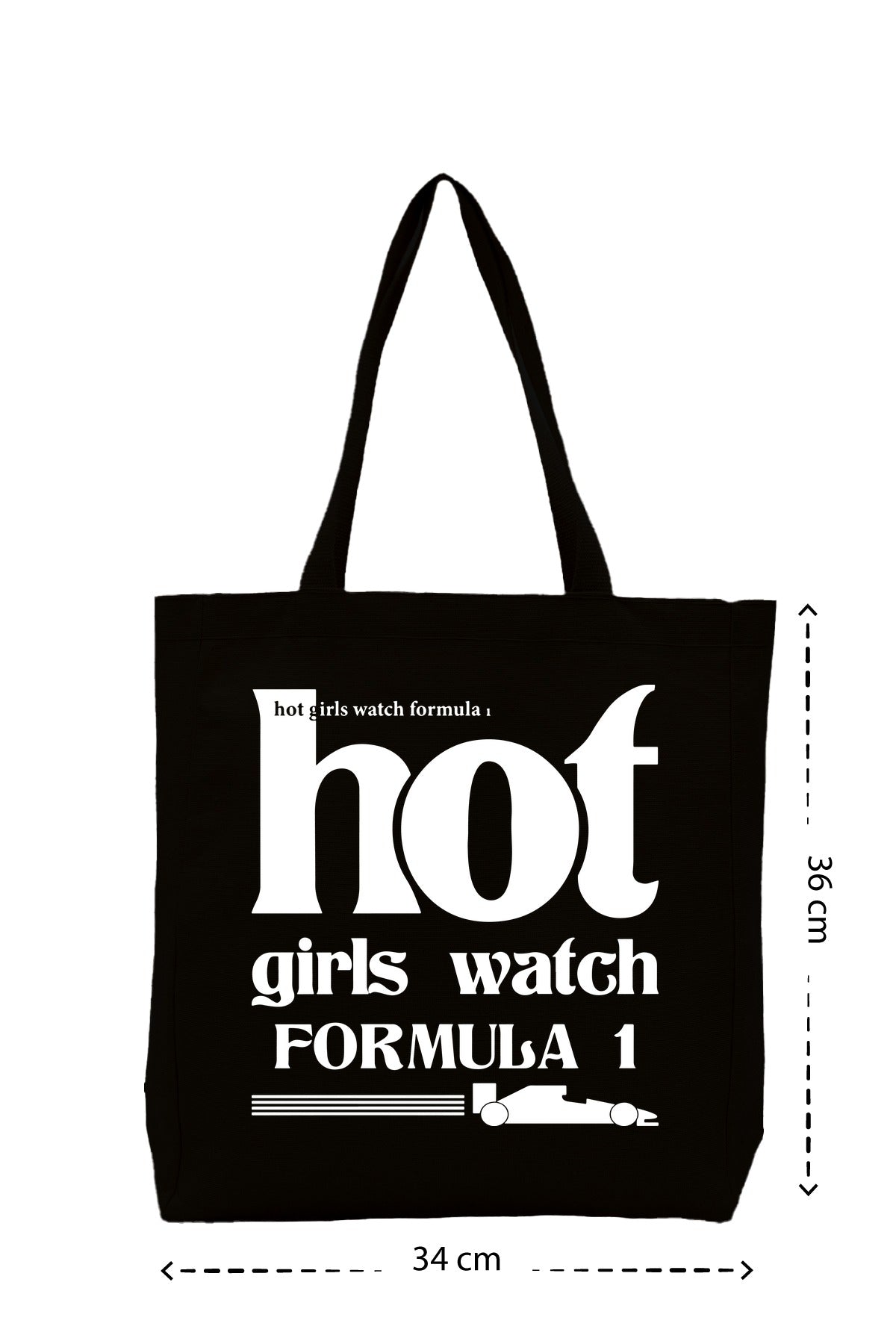 Hot girls - Kanvas Çanta - Siyah