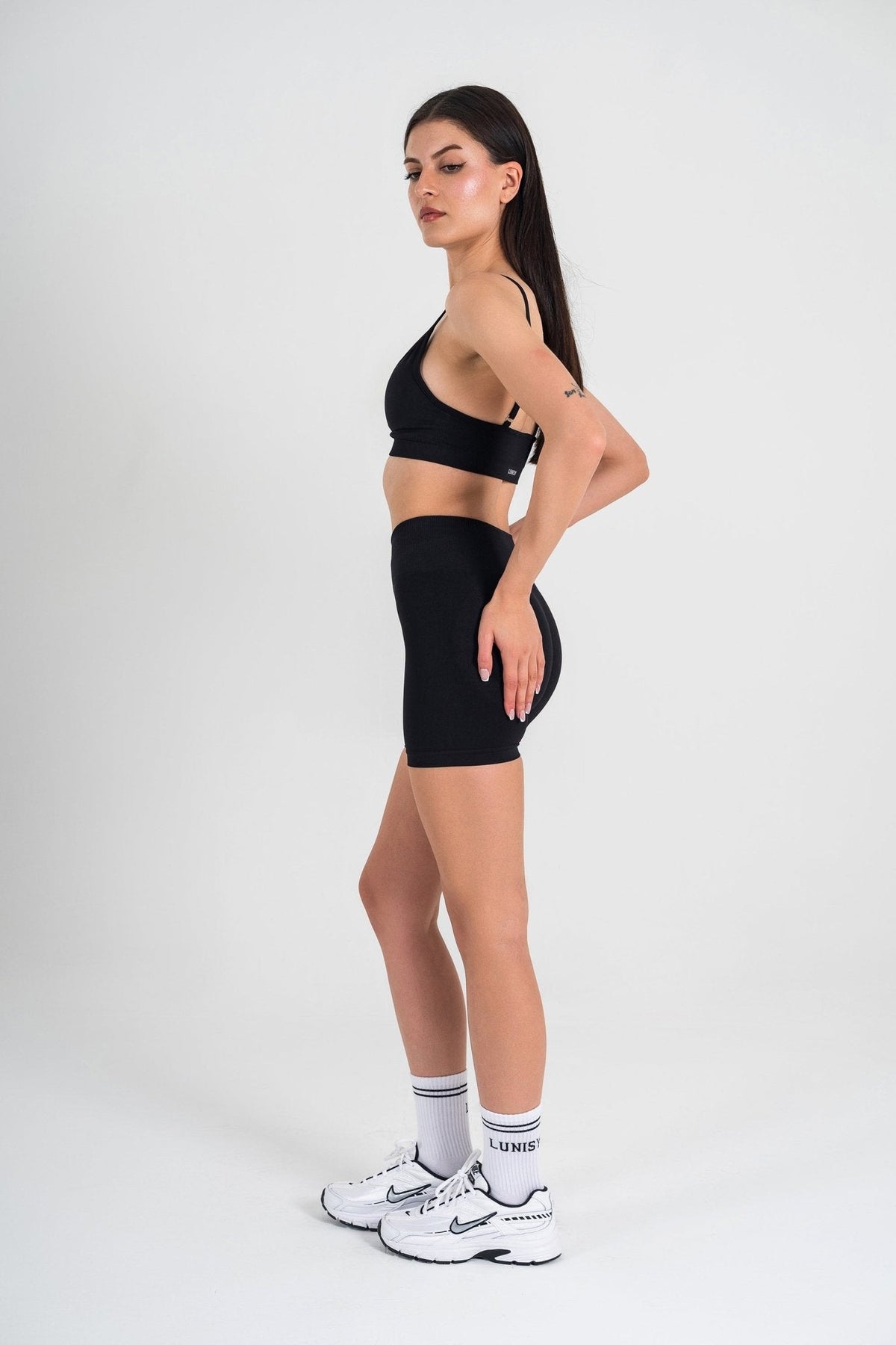 ICON ŞORT | BLACK Spor ve Günlük Kombin - LUNISY