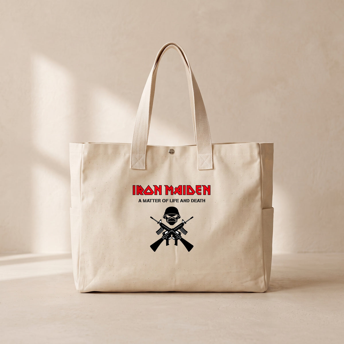 Iron Maiden - Çıtçıtlı Tote Bag