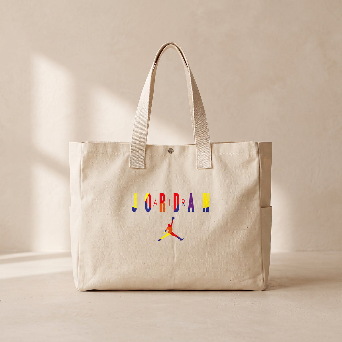 Jordan - Çıtçıtlı Tote Bag