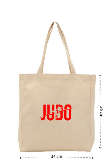 Judo - Kanvas Çanta - Krem