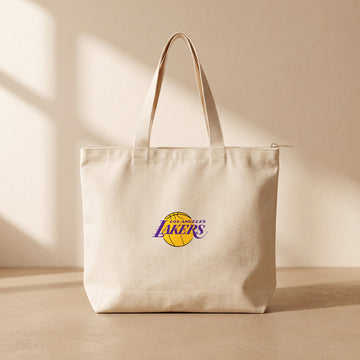 L.A Lakers - Fermuarlı Tote Bag