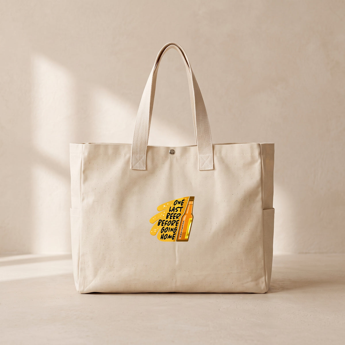 Last Beer - Çıtçıtlı Tote Bag
