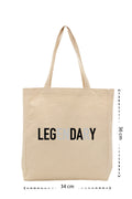 Leg'endary - Kanvas Çanta - Krem