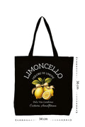 Limoncello - Kanvas Çanta - Siyah