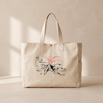 Lonely Mountain - Çıtçıtlı Tote Bag