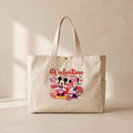 Love Minnie&Mickey - Çıtçıtlı Tote Bag