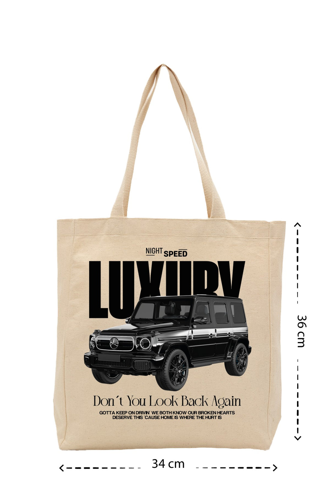 Luxury G Class - Kanvas Çanta - Krem