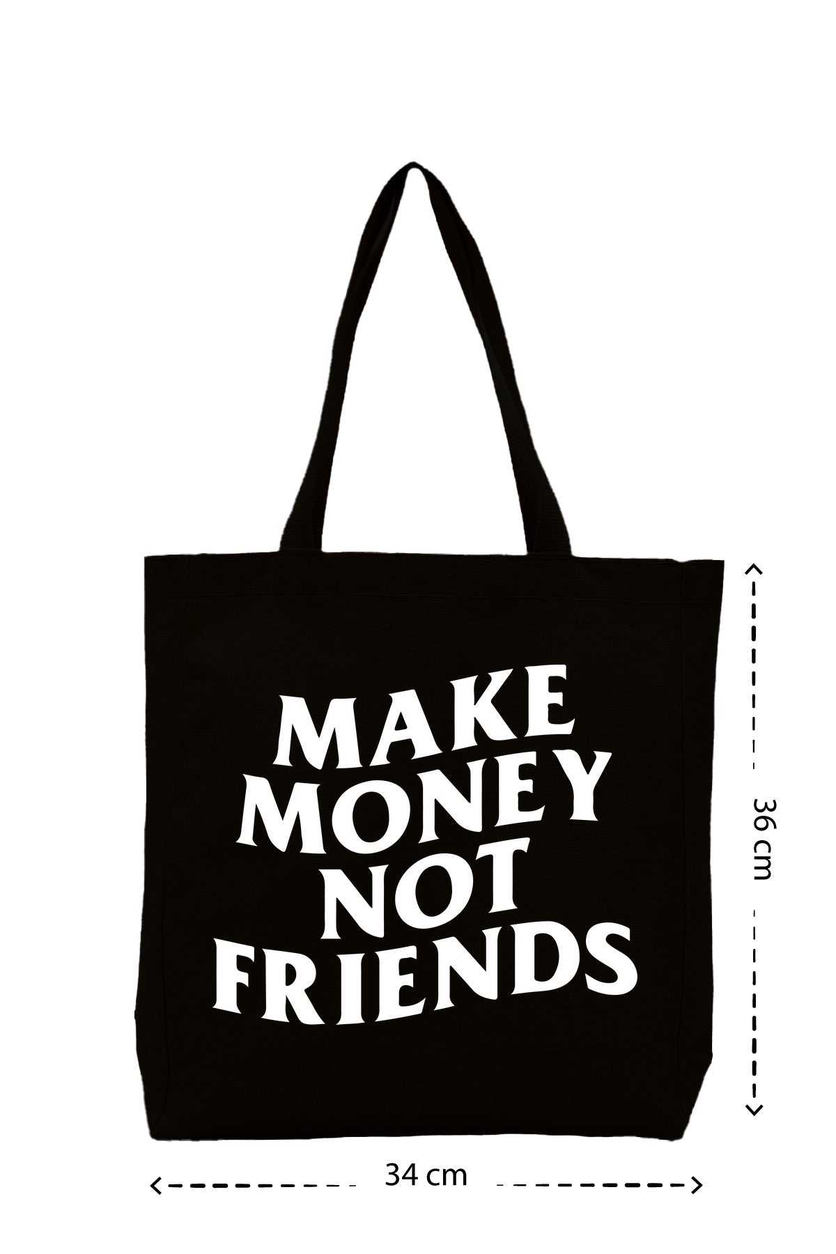 Make Money - Kanvas Çanta - Siyah