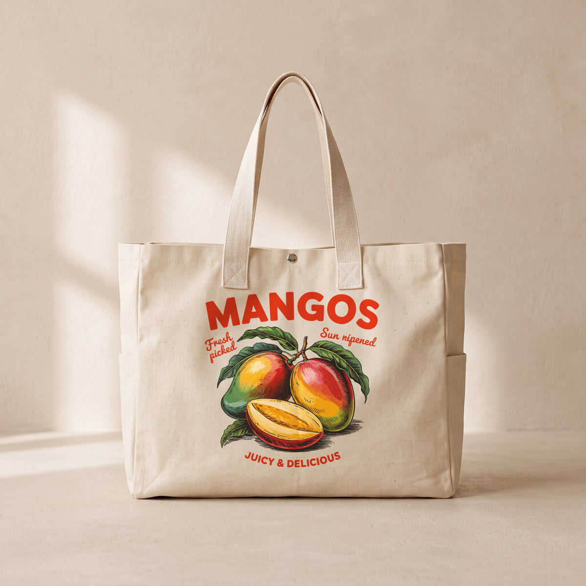 Mango - Çıtçıtlı Tote Bag