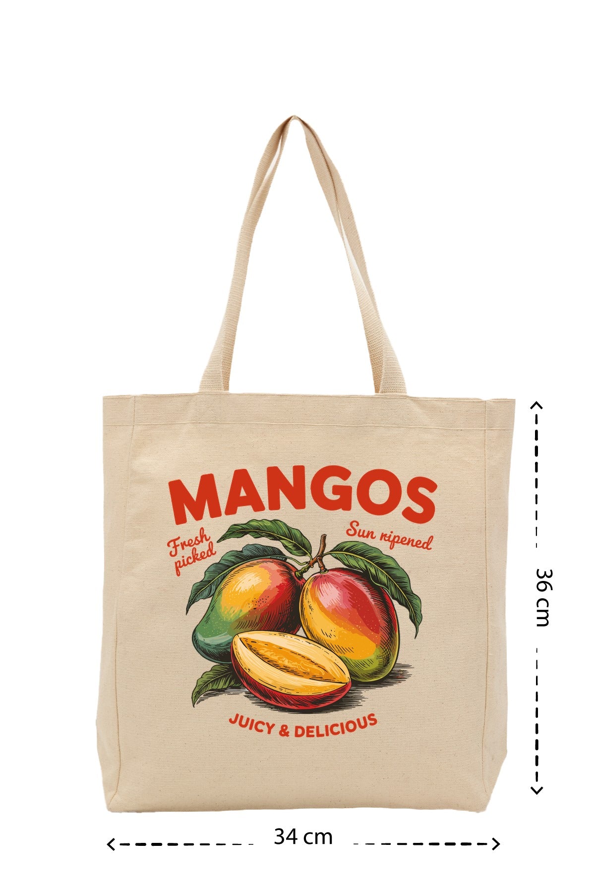 Mango - Kanvas Çanta - Krem