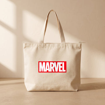 Marvel - Fermuarlı Tote Bag