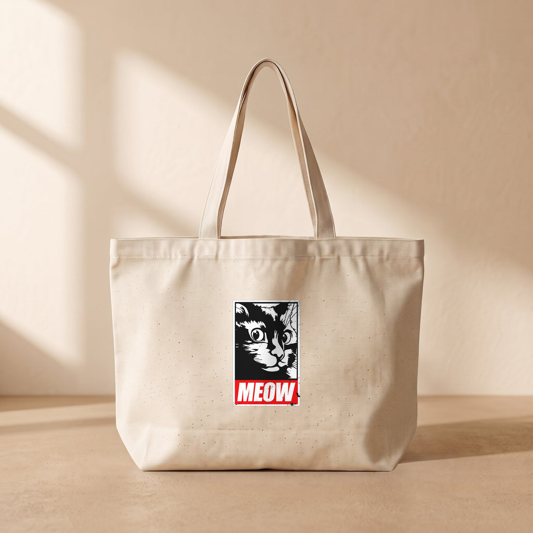 Meow Sticker - Tote Bag