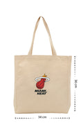 Miami Heat - Kanvas Çanta - Krem