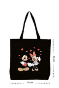 Mickey&Minnie - Kanvas Çanta - Siyah