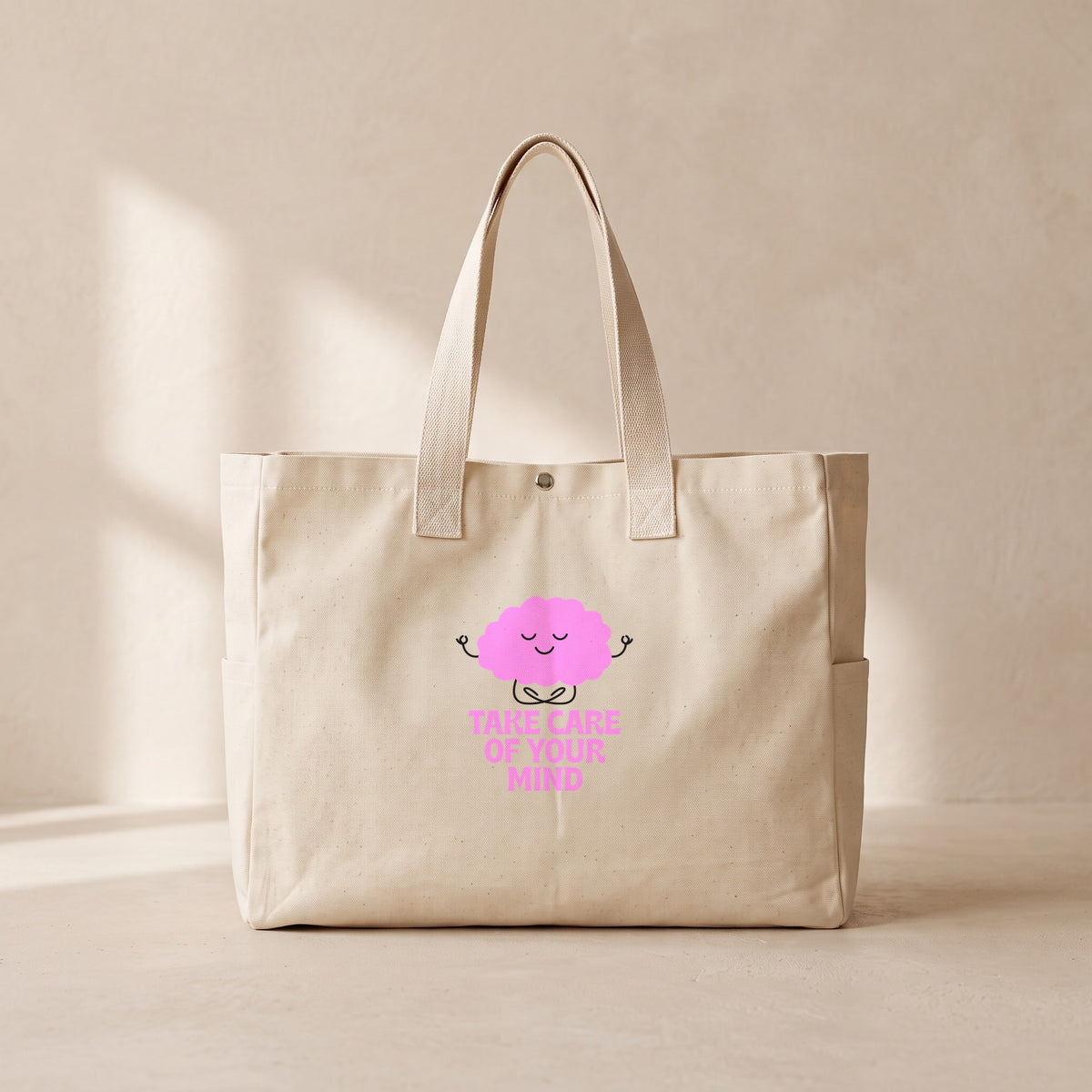 Mind - Çıtçıtlı Tote Bag
