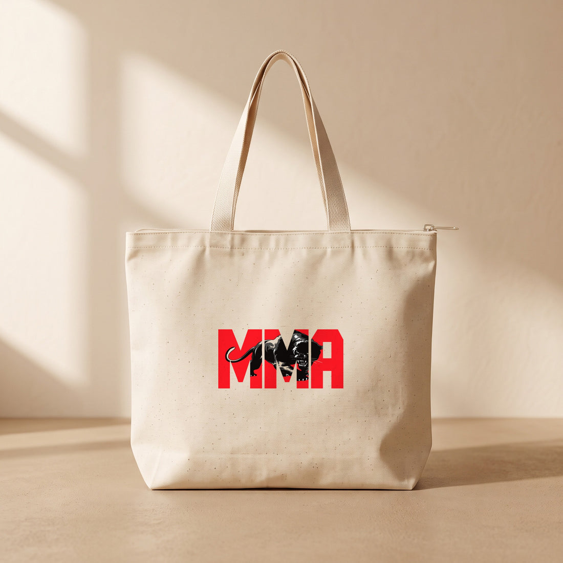 Mma - Fermuarlı Tote Bag